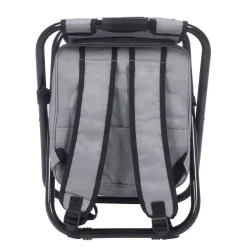 Campinghocker klappbar mit Tasche grau