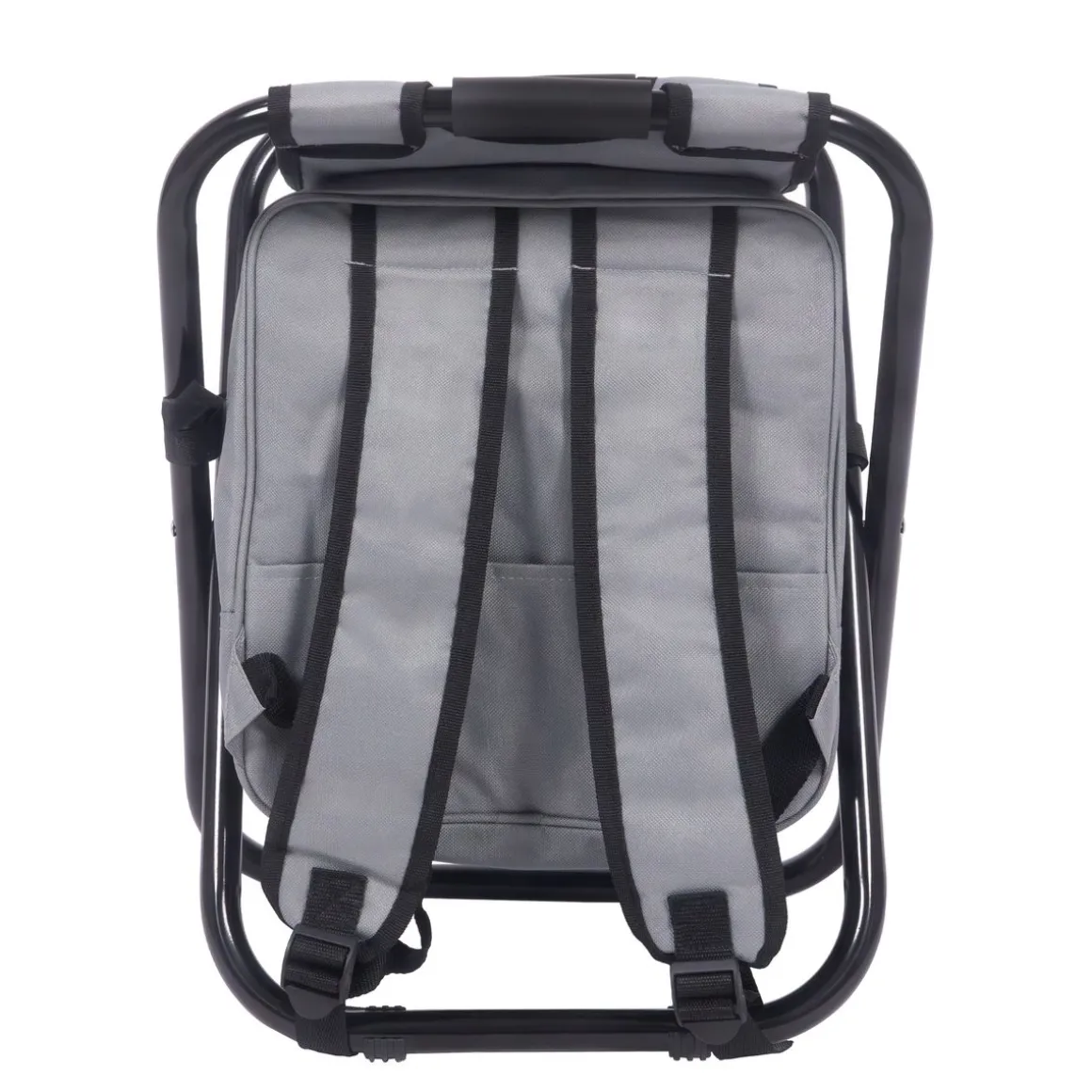 Campinghocker klappbar mit Tasche grau