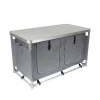 Campingküche grau 97 x 48 x 56.5 cm