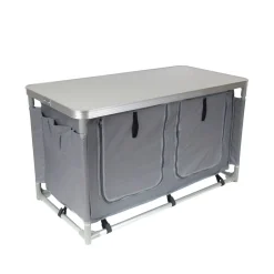 Campingküche grau 97 x 48 x 56.5 cm