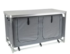 Campingküche grau 97 x 48 x 56.5 cm