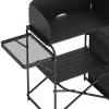 Campingküche schwarz 146 x 46 x 111 cm