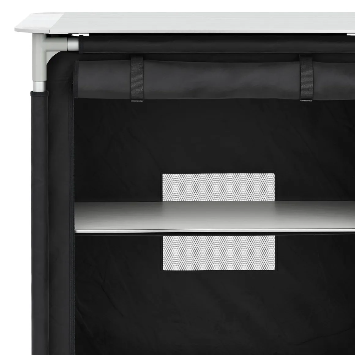 Campingküche schwarz 76 x 54 x 84 cm