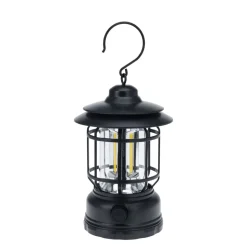 Campinglampe COB 11.5 x 17.8 cm schwarz
