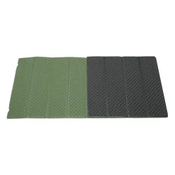 Campingmatte faltbar 186 x 57 cm olivgrün