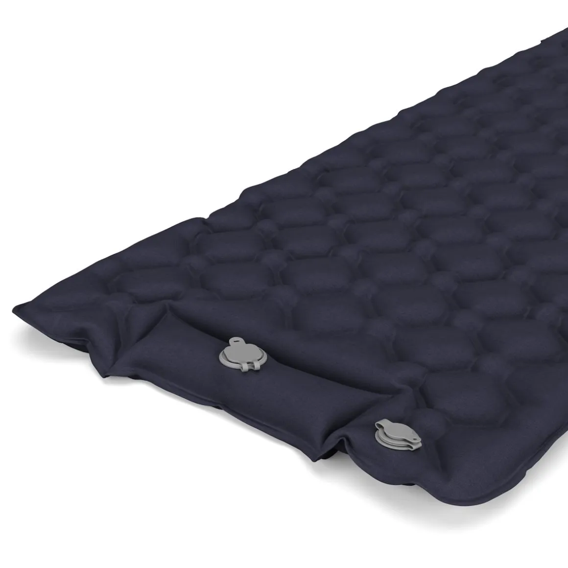 Campingmatte mit Kissen 195 x 60 x 5 cm dunkelblau