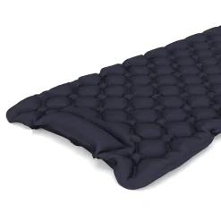 Campingmatte mit Kissen 195 x 60 x 5 cm dunkelblau