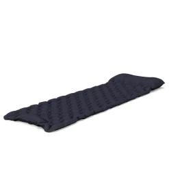 Campingmatte mit Kissen 195 x 60 x 5 cm dunkelblau