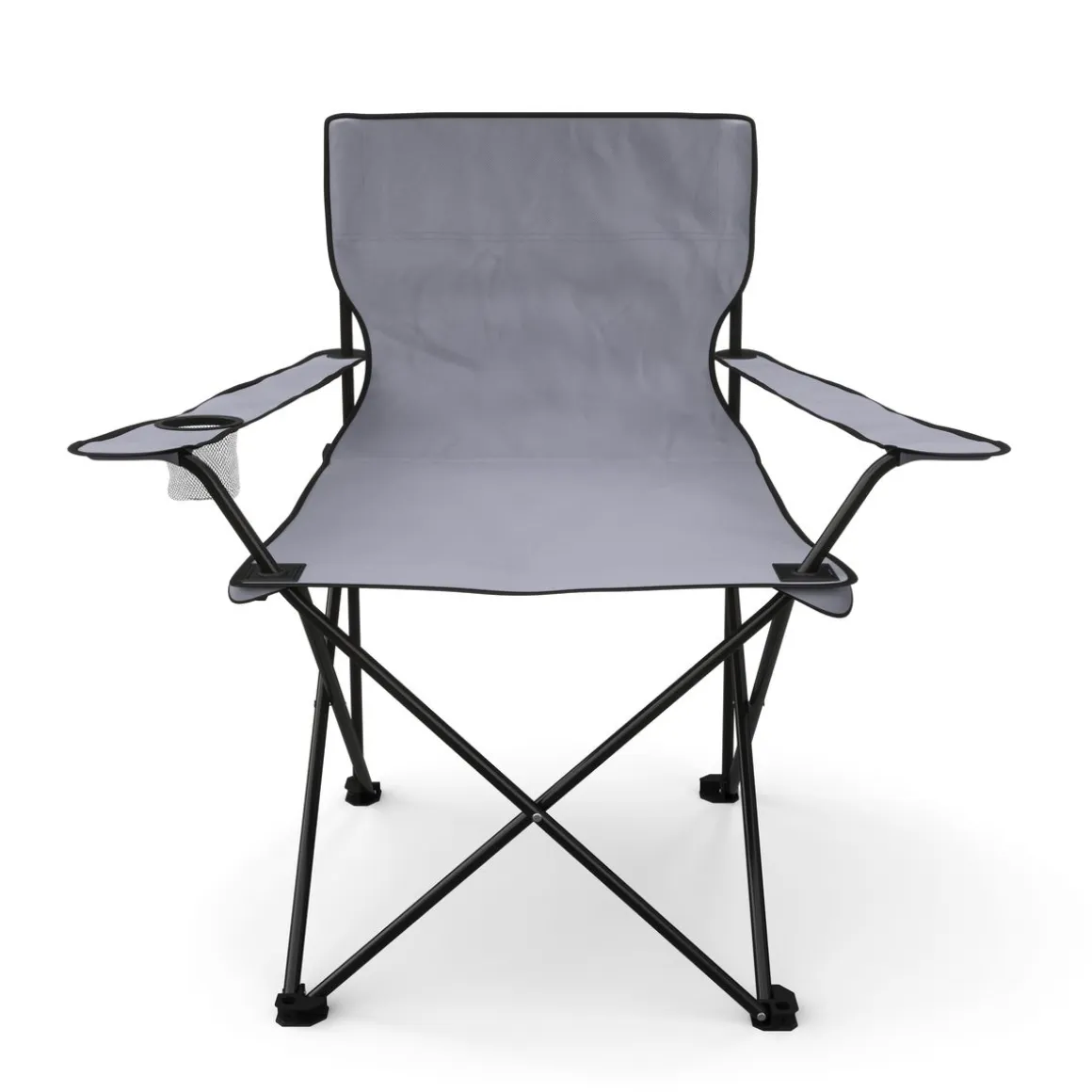 Campingstuhl 4er Set grau