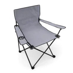 Campingstuhl 4er Set grau