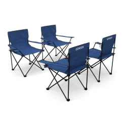 Campingstuhl 4er Set navy