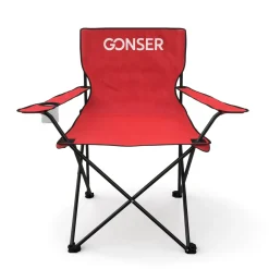 Campingstuhl 4er Set rot
