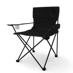 Campingstuhl 4er Set schwarz