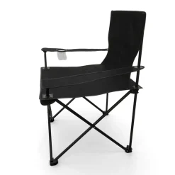Campingstuhl 4er Set schwarz