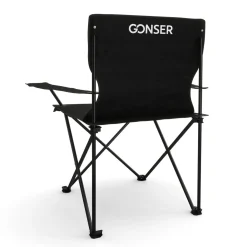 Campingstuhl 4er Set schwarz