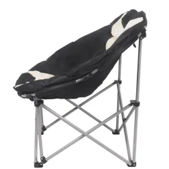 Campingstuhl faltbar schwarz/weiss