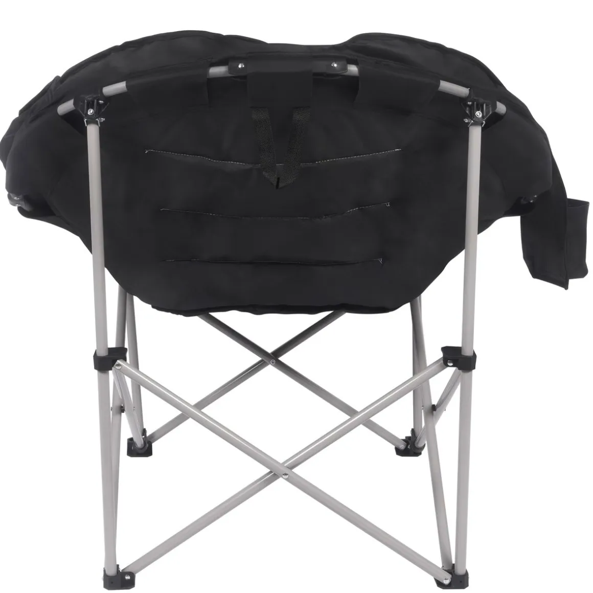 Campingstuhl faltbar schwarz/weiss