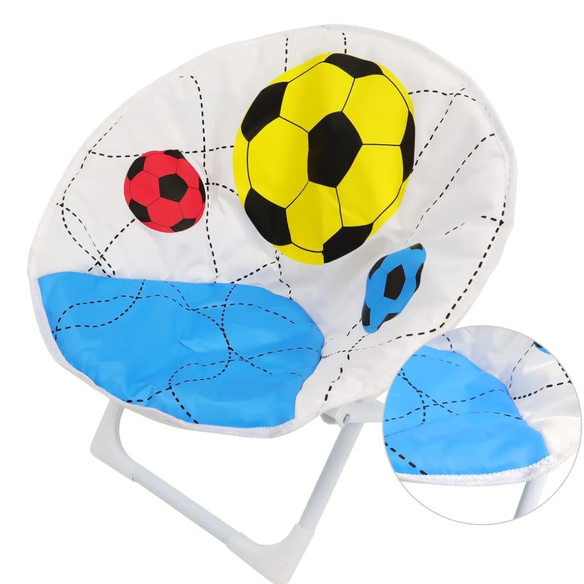 Campingstuhl Fussball für Kinder
