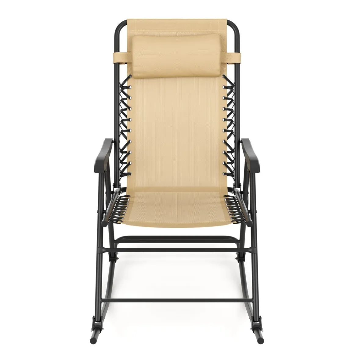 Campingstuhl Schaukelstuhl ADELAIDE klappbar beige