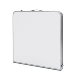 Campingtisch Garnitur 120 cm weiss