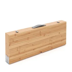 Campingtisch Garnitur Holz klappbar 85 cm