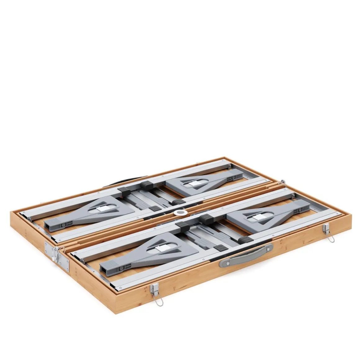 Campingtisch Garnitur Holz klappbar 85 cm