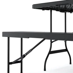 Campingtisch Garnitur klappbar 180 cm schwarz