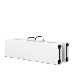 Campingtisch Garnitur klappbar 180 cm weiss
