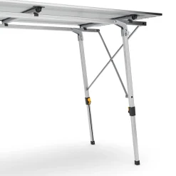 Campingtisch klappbar DOLF 120 x 69 cm silber