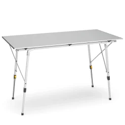Campingtisch klappbar DOLF 120 x 69 cm silber