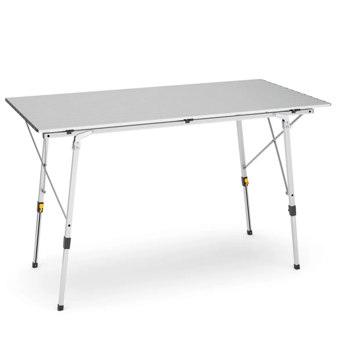 Campingtisch klappbar DOLF 120 x 69 cm silber