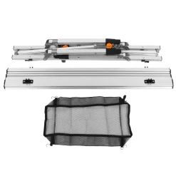 Campingtisch klappbar DOLF 90 x 51 cm silber