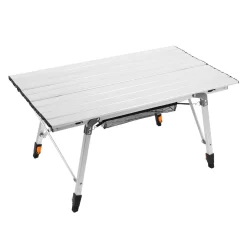 Campingtisch klappbar DOLF 90 x 51 cm silber