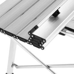 Campingtisch klappbar DOLF 90 x 51 cm silber