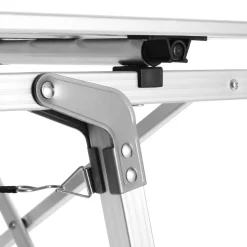Campingtisch klappbar DOLF 90 x 51 cm silber