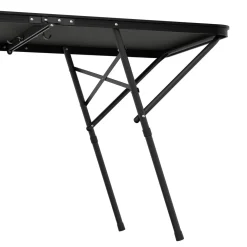 Campingtisch klappbar RAST 120 x 60 cm schwarz