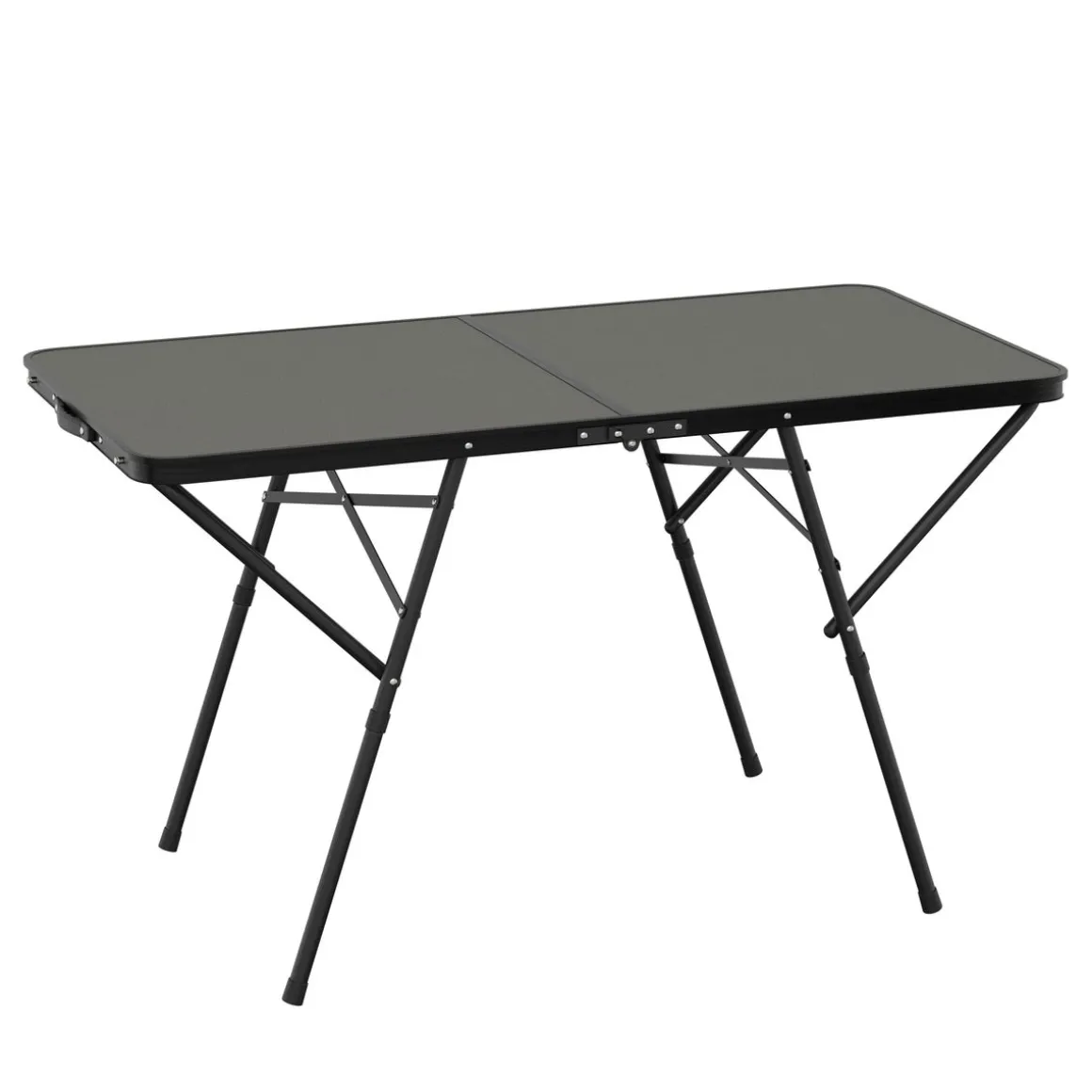 Campingtisch klappbar RAST 120 x 60 cm schwarz