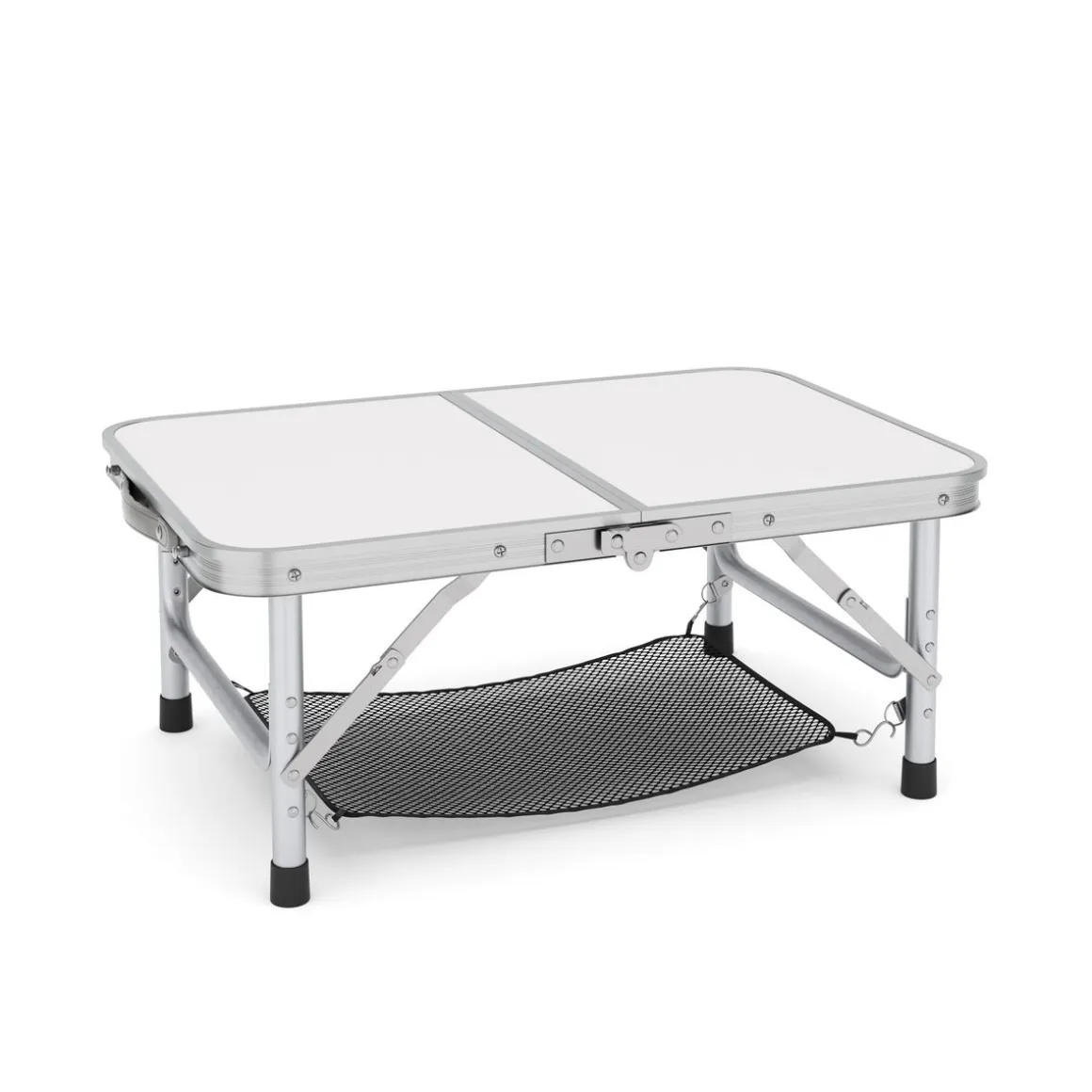 Campingtisch klappbar WILLY 3-fach höhenverstellbar 60 x 40 cm weiss