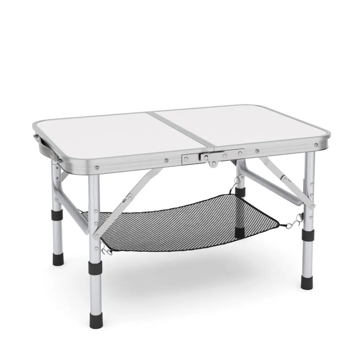 Campingtisch klappbar WILLY 3-fach höhenverstellbar 60 x 40 cm weiss