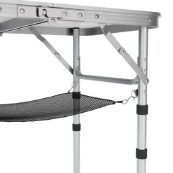 Campingtisch klappbar WILLY 3-fach höhenverstellbar 60 x 40 cm weiss