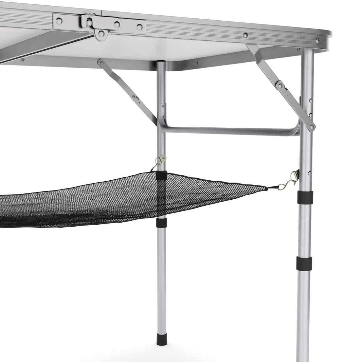 Campingtisch klappbar WILLY höhenverstellbar 90 x 60 cm weiss