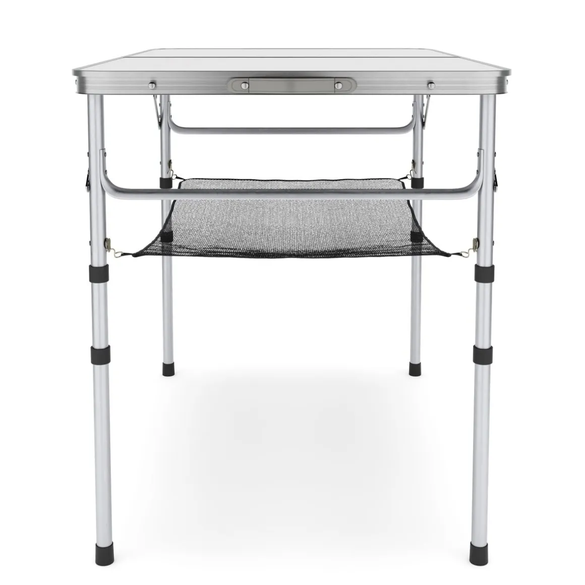 Campingtisch klappbar WILLY höhenverstellbar 90 x 60 cm weiss