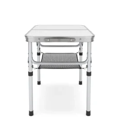 Campingtisch klappbar WILLY 2-fach höhenverstellbar 60 x 40 cm weiss