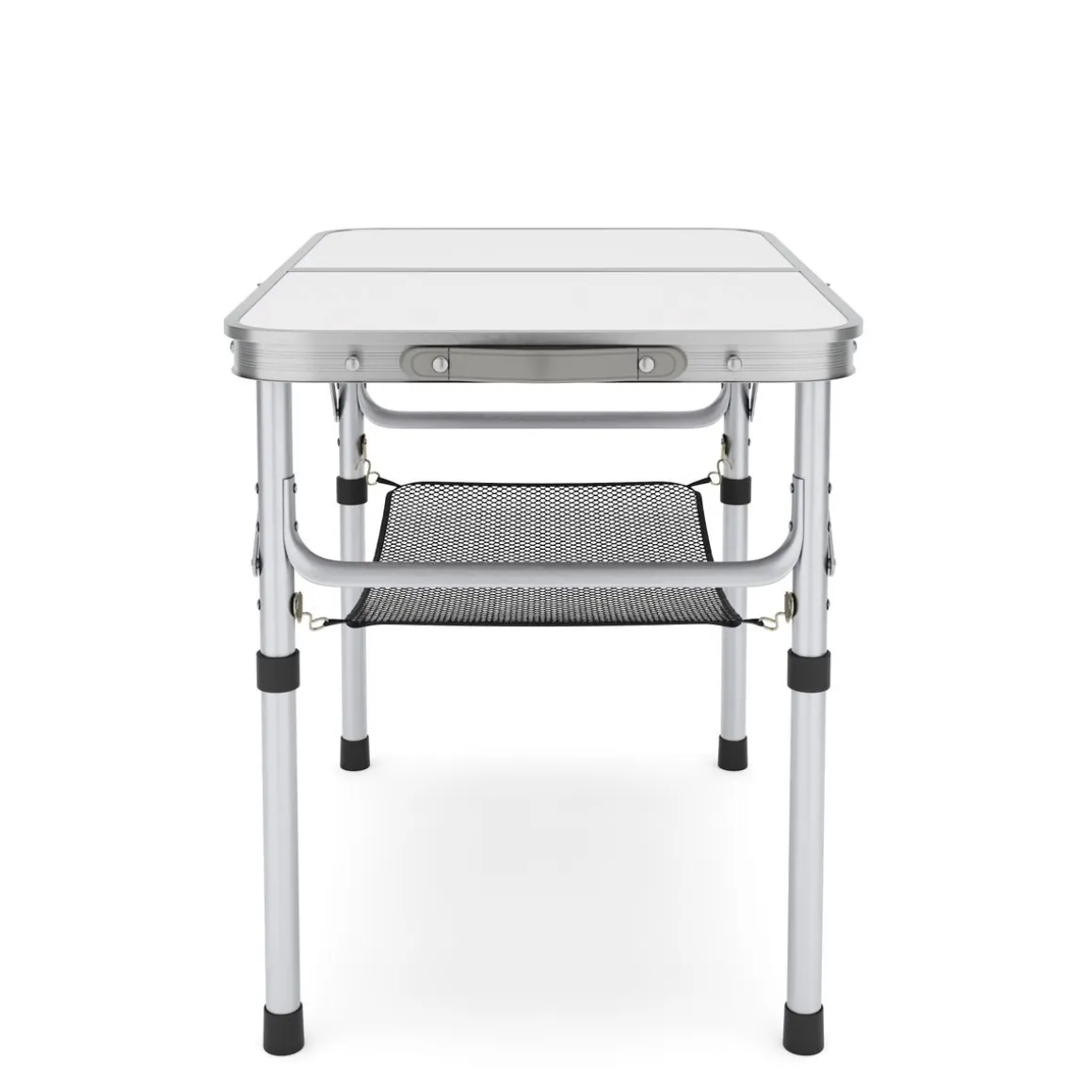 Campingtisch klappbar WILLY 2-fach höhenverstellbar 60 x 40 cm weiss