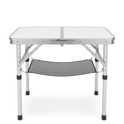 Campingtisch klappbar WILLY 2-fach höhenverstellbar 60 x 40 cm weiss