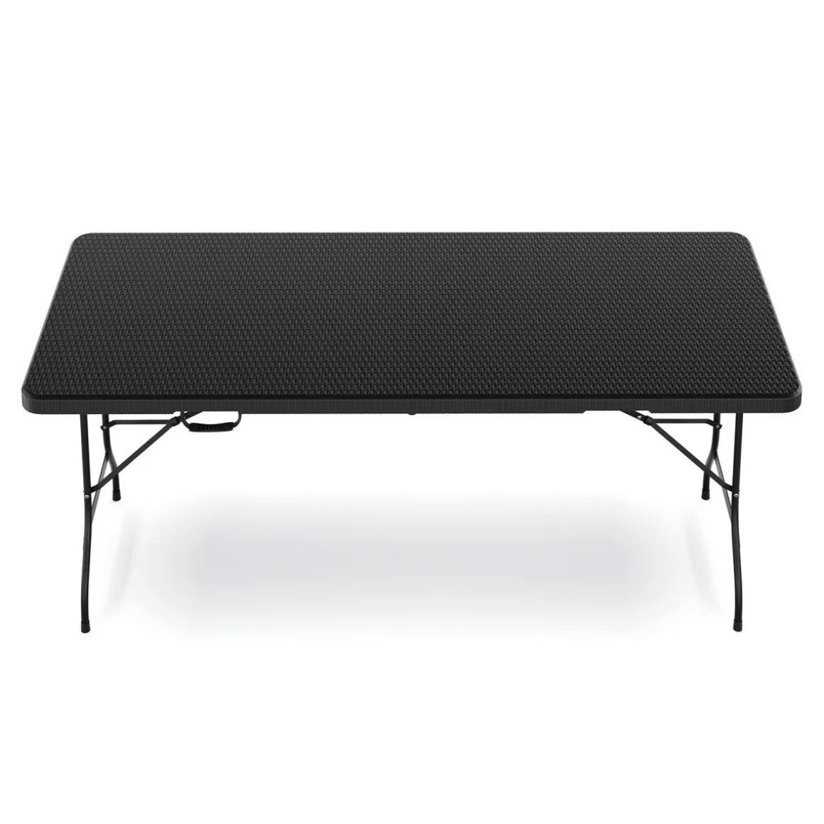 Campingtisch klappbar 180 x 75 cm Rattanoptik