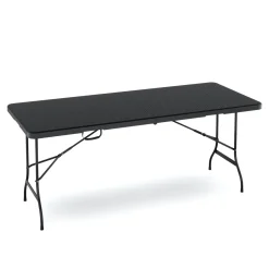 Campingtisch klappbar 180 x 75 cm Rattanoptik