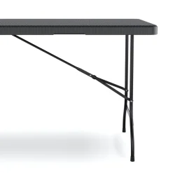 Campingtisch klappbar 180 x 75 cm Rattanoptik