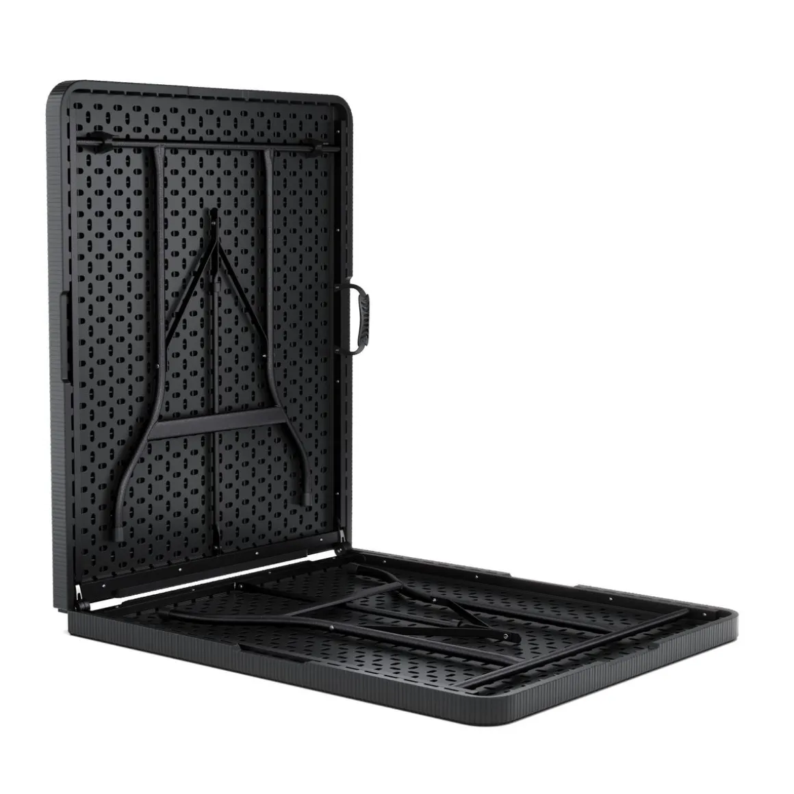 Campingtisch klappbar 180 x 75 cm Rattanoptik