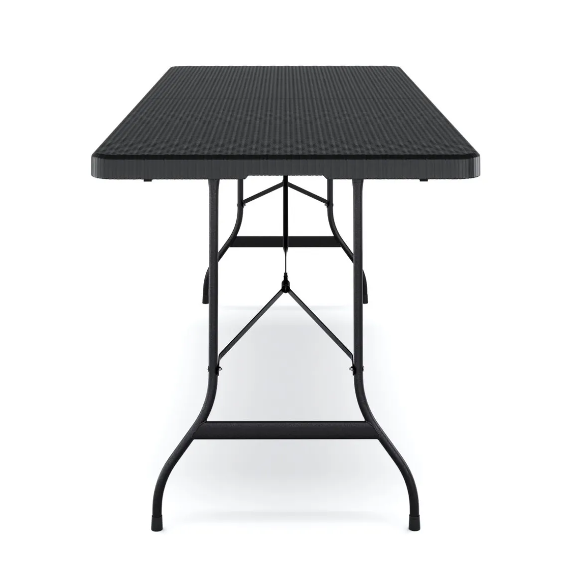 Campingtisch klappbar 180 x 75 cm Rattanoptik